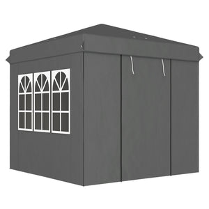 Pavillon Pop-up Gartenzelt mit Seitenwänden UPF50 2,5x2,5m