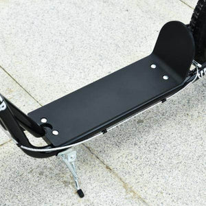 Kinderroller Tretroller Cityroller Kickscooter Kickboard mit Luftreifen und Handbremse 16 Zoll Schwarz
