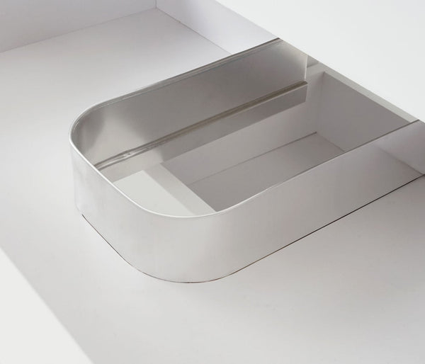 Premium Waschbecken mit Unterschrank hochglanz 90cm weiss