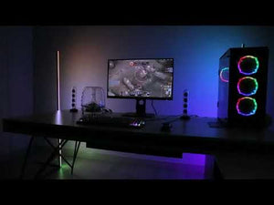 LED RGB Stehlampe LIORA schwarz