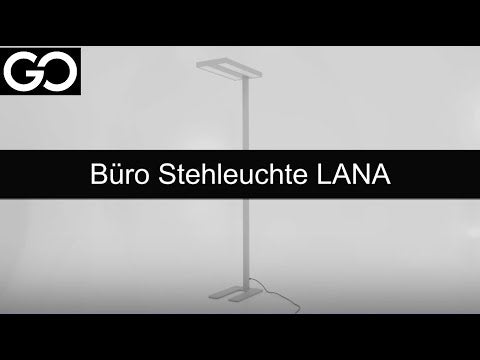LED Stehlampe LANA dimmbar mit Bewegungsmelder silber