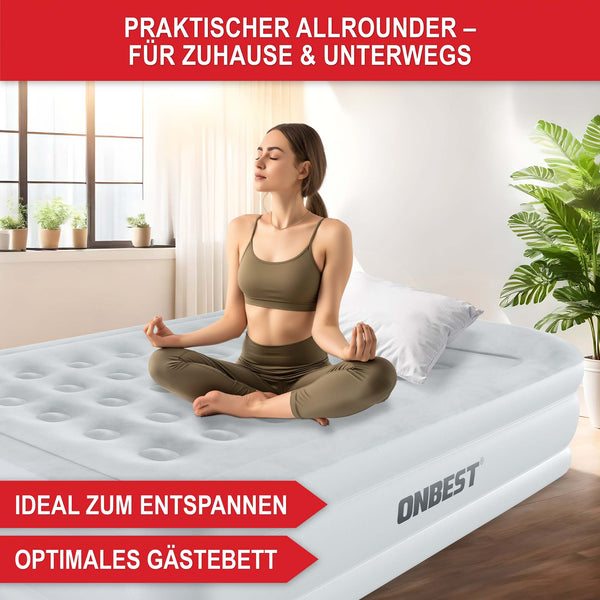 Queensize Luftbett 203x152x46cm