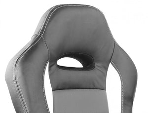 Office chair, sports seat, executive chair, grey/silver