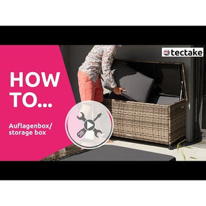 Auflagenbox Kiruna grau