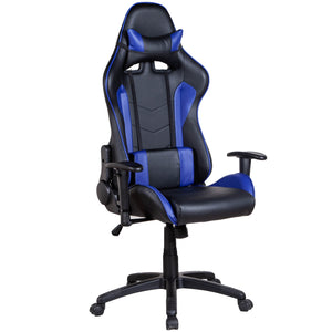 Gaming chair, office chair, black/blue