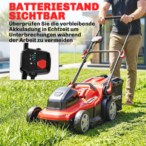 Rasenmäher Elektro mit 45L Fangkorb 800W 40cm Schnittbreite