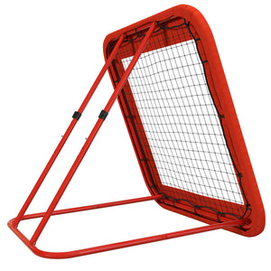 Rebounder höhenverstellbar klappbar Netz Rot