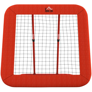 Rebounder höhenverstellbar klappbar Netz Rot