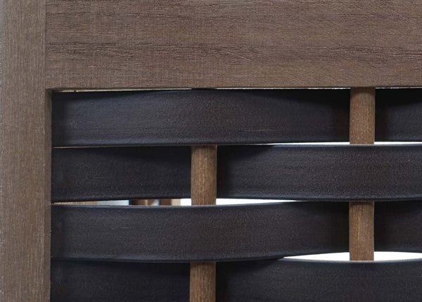 Regal JAM-K86 Standregal klappbar 110cm Geflecht dunkelbraun