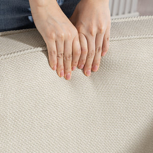 Relaxsessel drehbar mit Armlehnen für Wohnzimmer beige