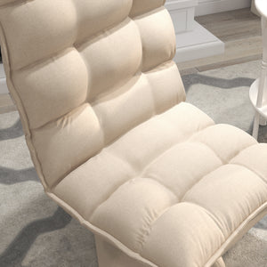 Relaxsessel drehbar in Leinenoptik für Wohnzimmer beige