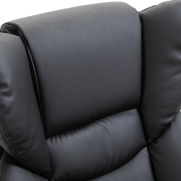 Relaxsessel mit Massagefunktion Fusshocker Liegefunktion Kunstleder