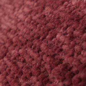 Relaxsessel mit Hocker Fernsehsessel Nosagfederung drehbar Chenille beere