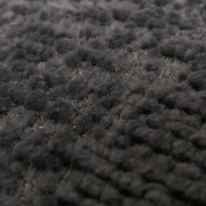 Relaxsessel mit Hocker Fernsehsessel Nosagfederung drehbar Chenille grau
