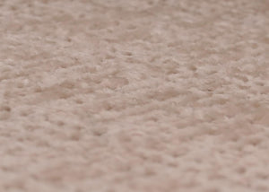 Relaxsessel Schaukelstuhl mit Hocker Chenille Öko-Tex creme dunkles Gestell