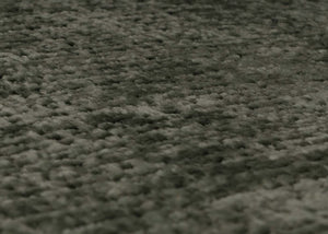Relaxsessel Schaukelstuhl mit Hocker Chenille Öko-Tex grün weisses Gestell
