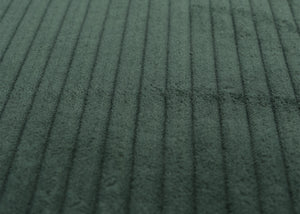 Relaxsessel Schaukelstuhl Schwingstuhl mit Hocker Cord Öko-Tex grün Gestell weiss