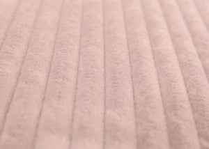 Relaxsessel Schaukelstuhl Schwingstuhl mit Hocker Cord Öko-Tex rosa Gestell dunkel