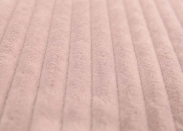 Relaxsessel Schaukelstuhl Schwingstuhl mit Hocker Cord Öko-Tex rosa Gestell dunkel