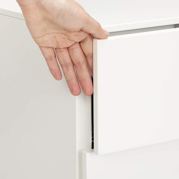 Rollcontainer Büroschrank mit 3 Schubladen Weiss