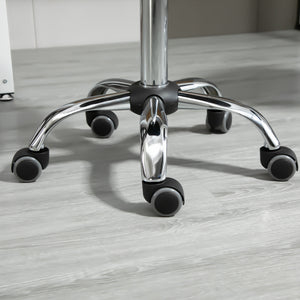 Rollhocker 2er-Set mit Rädern höhenverstellbar