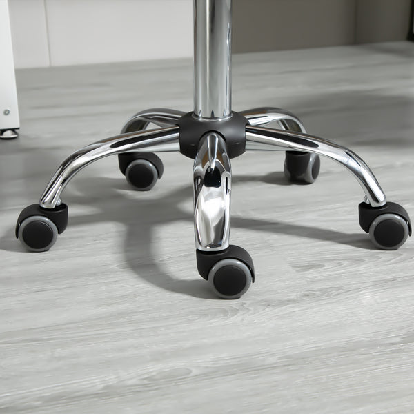 Rollhocker 2er-Set mit Rädern höhenverstellbar