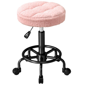 Rollhocker Arbeitshocker höhenverstellbar drehbar rosa