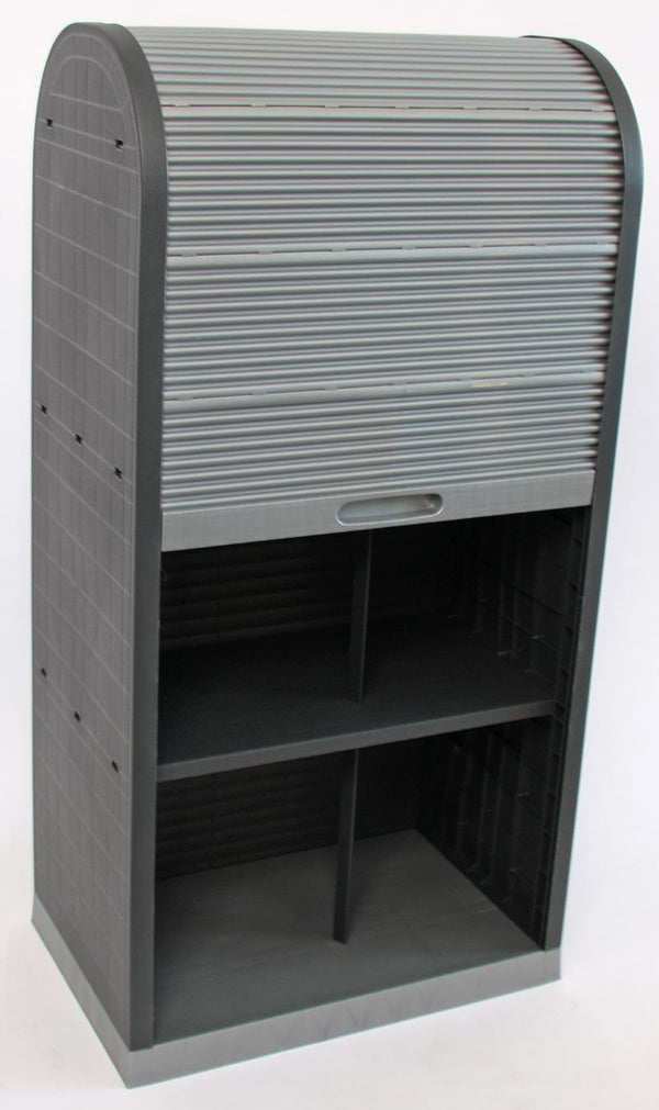 Rollladenschrank Büro Jalousieschrank Kunststoff 120x58x38cm