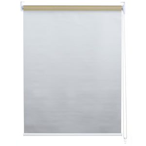 Rollo Fensterrollo Seitenzugrollo blickdicht Verdunkelung 80x230cm beige