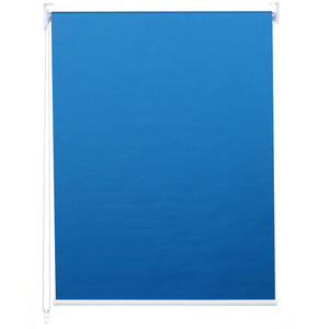 Rollo Fensterrollo Seitenzugrollo blickdicht Verdunkelung 60x230cm blau