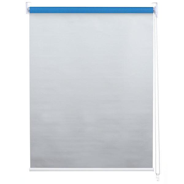 Rollo Fensterrollo Seitenzugrollo blickdicht Verdunkelung 70x160cm blau