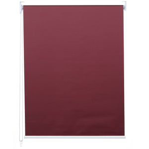 Rollo Fensterrollo Seitenzugrollo blickdicht Verdunkelung 40x160cm bordeaux