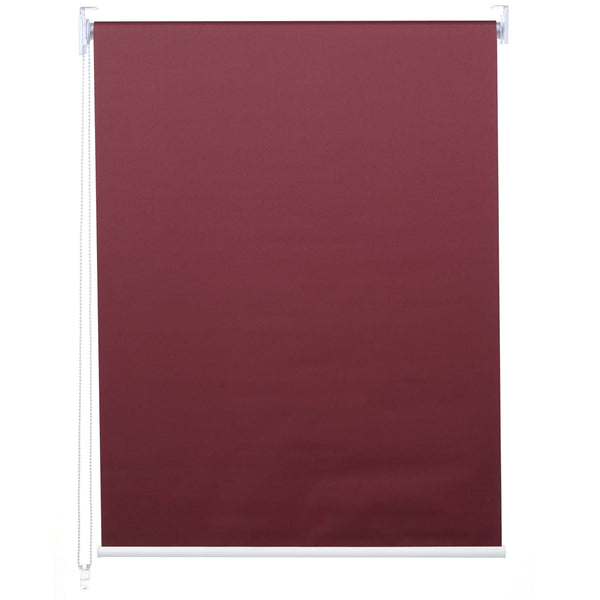 Rollo Fensterrollo Seitenzugrollo blickdicht Verdunkelung 40x160cm bordeaux