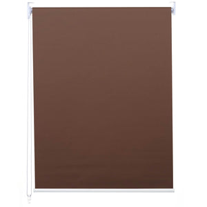 Rollo Fensterrollo Seitenzugrollo blickdicht Verdunkelung 70x160cm braun