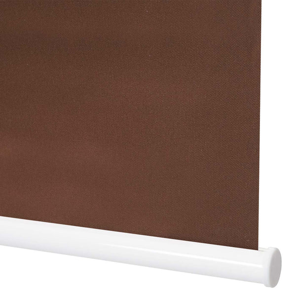 Rollo Fensterrollo Seitenzugrollo blickdicht Verdunkelung 80x160cm braun