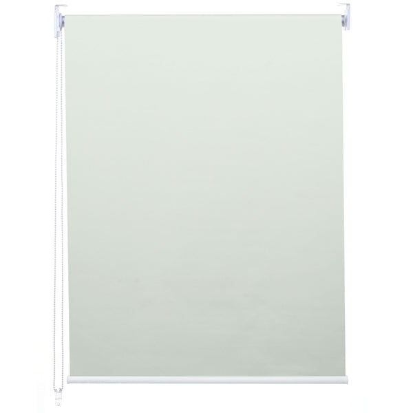 Rollo Fensterrollo Seitenzugrollo blickdicht Verdunkelung 60x160cm creme