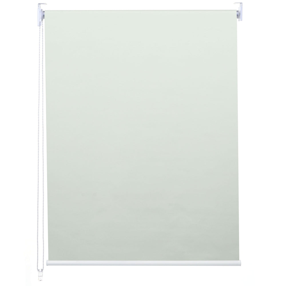 Rollo Fensterrollo Seitenzugrollo blickdicht Verdunkelung 60x230cm creme