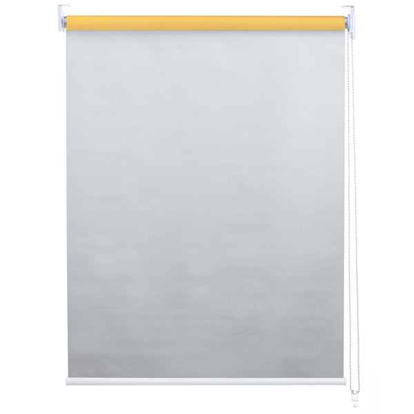 Rollo Fensterrollo Seitenzugrollo blickdicht Verdunkelung 70x160cm gelb