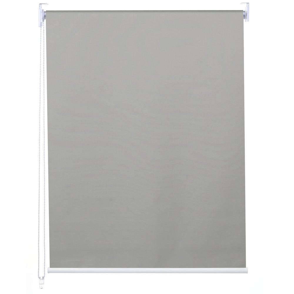Rollo Fensterrollo Seitenzugrollo blickdicht Verdunkelung 40x160cm grau