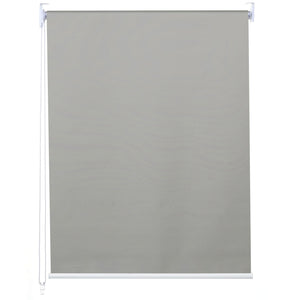 Rollo Fensterrollo Seitenzugrollo blickdicht Verdunkelung 40x160cm grau