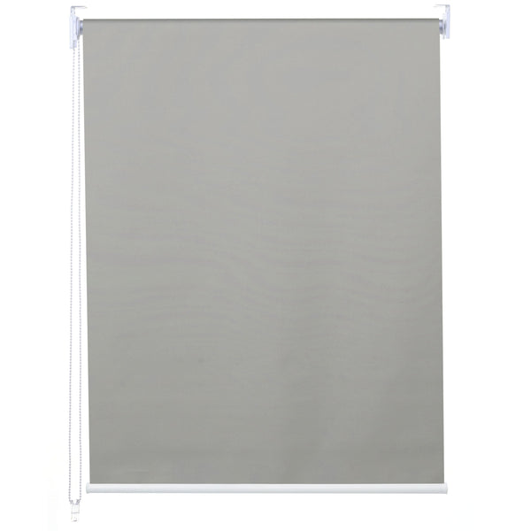 Rollo Fensterrollo Seitenzugrollo blickdicht Verdunkelung 40x160cm grau