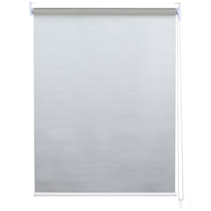 Rollo Fensterrollo Seitenzugrollo blickdicht Verdunkelung 40x160cm grau