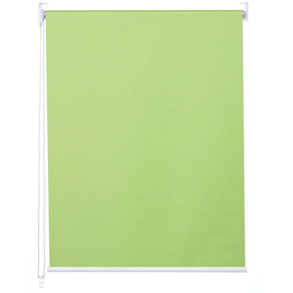 Rollo Fensterrollo Seitenzugrollo blickdicht Verdunkelung 90x160cm hellgrün