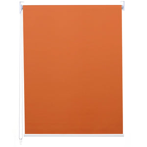 Rollo Fensterrollo Seitenzugrollo blickdicht Verdunkelung 90x230cm orange