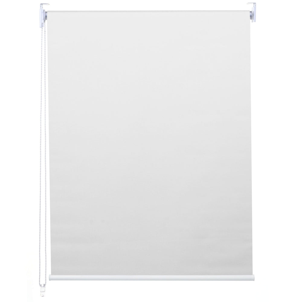 Rollo Fensterrollo Seitenzugrollo blickdicht Verdunkelung 40x160cm weiss