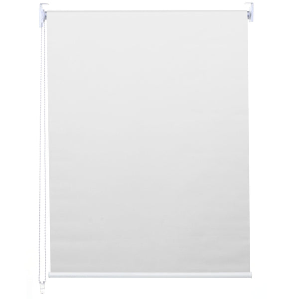 Rollo Fensterrollo Seitenzugrollo blickdicht Verdunkelung 40x160cm weiss