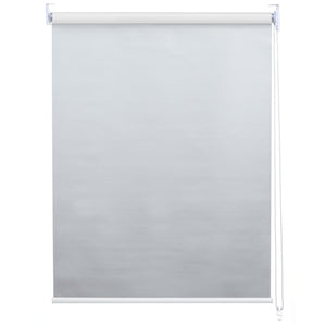 Rollo Fensterrollo Seitenzugrollo blickdicht Verdunkelung 80x160cm weiss