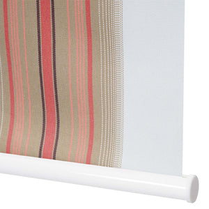 Rollo Fensterrollo Seitenzugrollo blickdicht Verdunkelung 50x160cm weiss/rot/beige