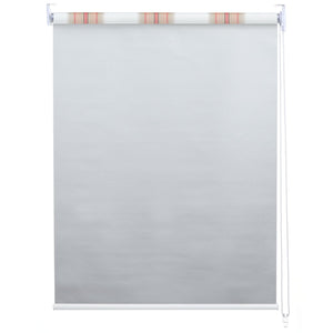 Rollo Fensterrollo Seitenzugrollo blickdicht Verdunkelung 70x230cm weiss/rot/beige