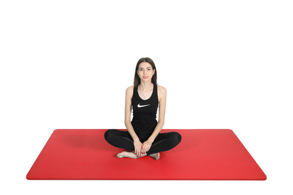 Yogamatte rot 190 x 100 x 1.5 cm
